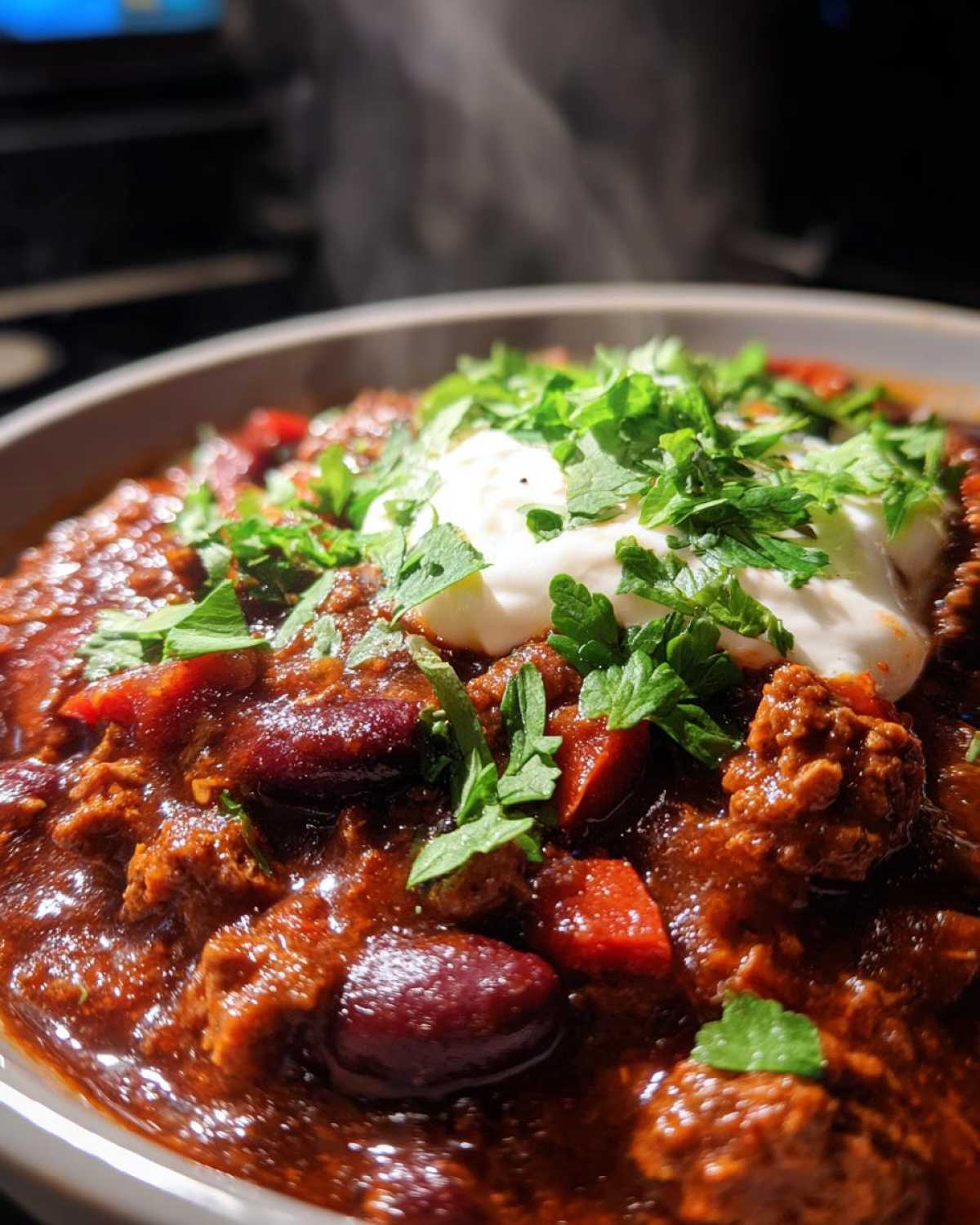 Slow Cooker Beef Chili - detail 3