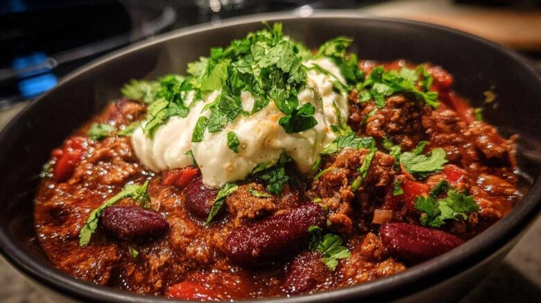 Slow Cooker Beef Chili