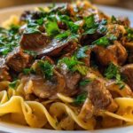 Slow Cooker Beef Stroganoff