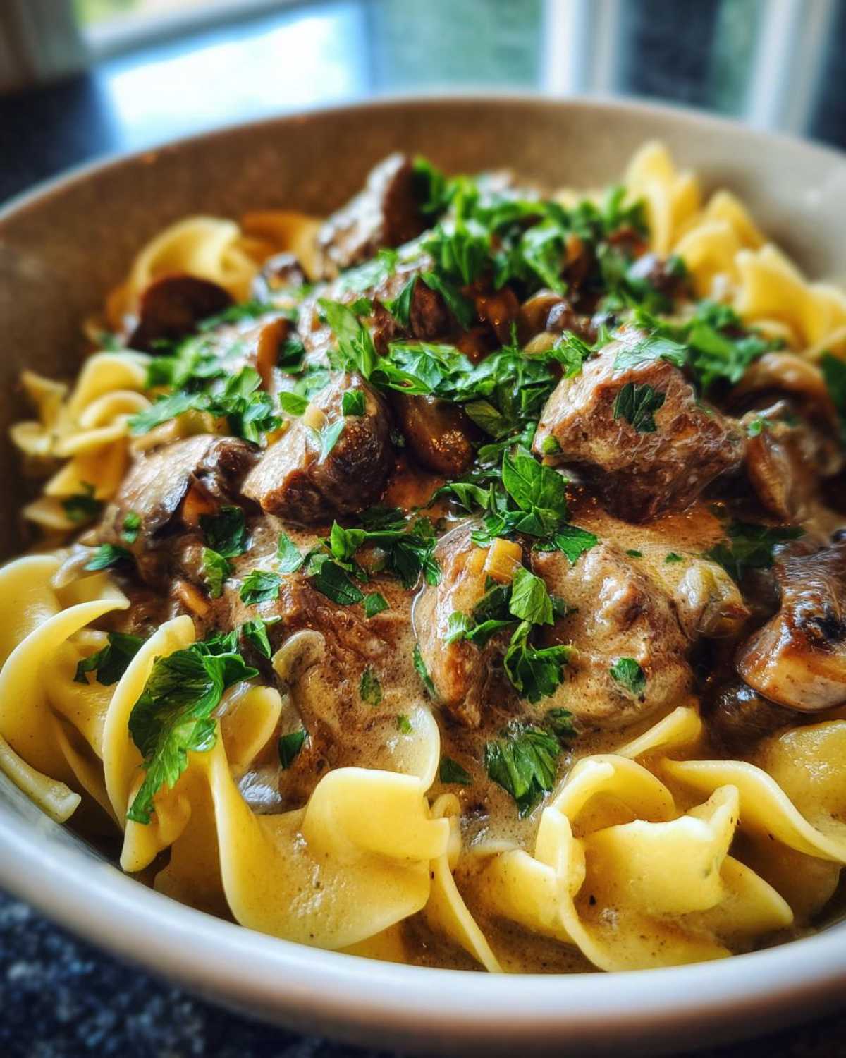 Slow Cooker Beef Stroganoff - detail 2