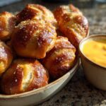 Soft Pretzel Bites with Beer Cheese