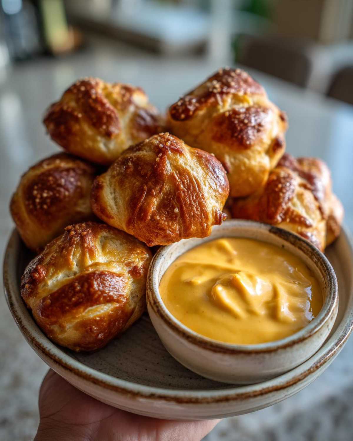 Soft Pretzel Bites with Beer Cheese - detail 4
