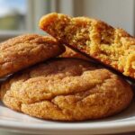 Soft Pumpkin Snickerdoodle Cookies