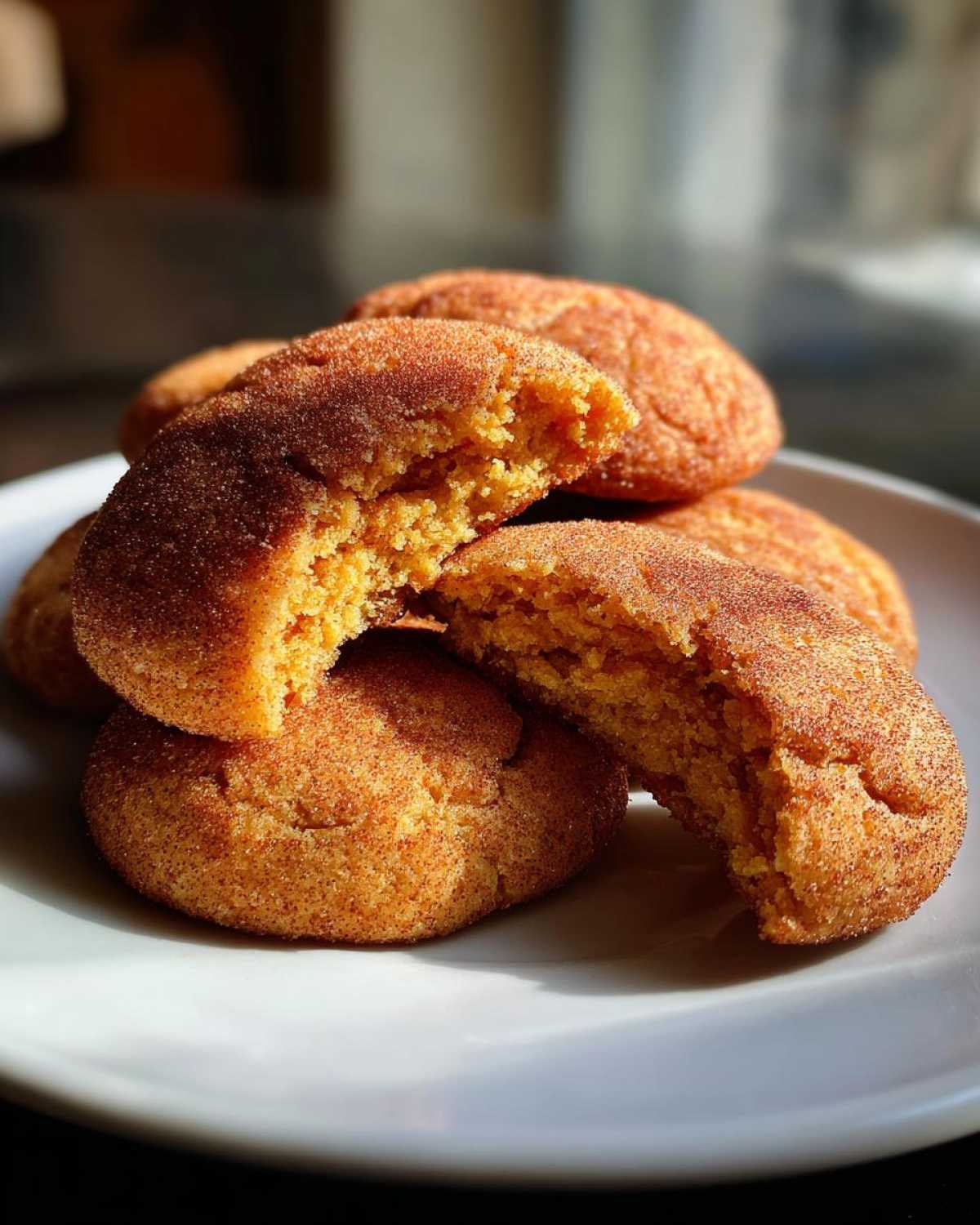 Soft Pumpkin Snickerdoodle Cookies - detail 2