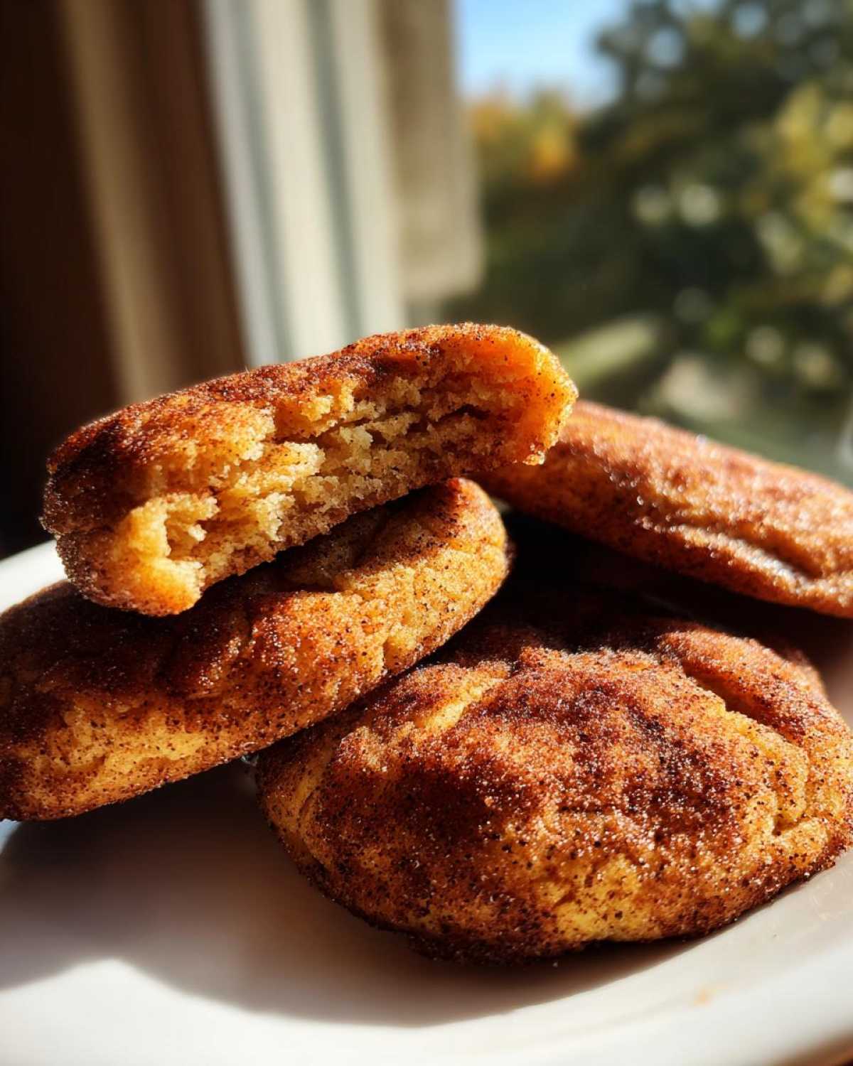 Soft Pumpkin Snickerdoodle Cookies - detail 3