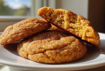 Soft Pumpkin Snickerdoodle Cookies