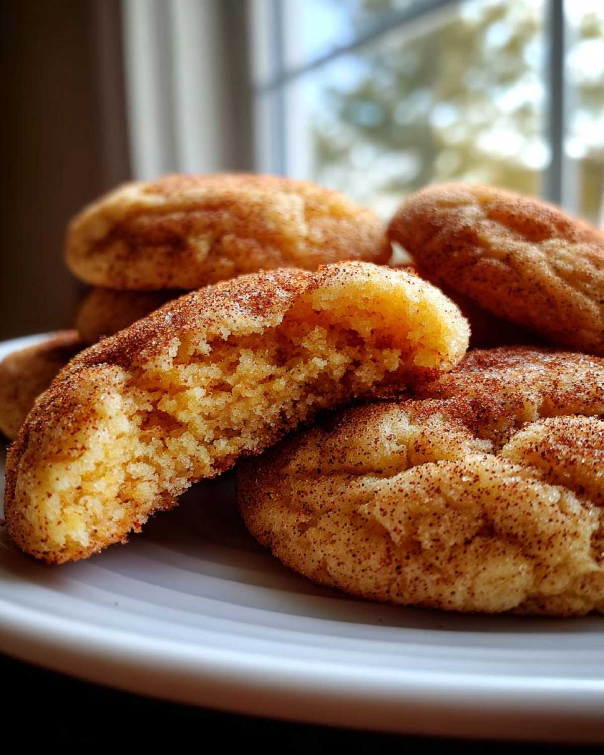 Soft Pumpkin Snickerdoodle Cookies - detail 4