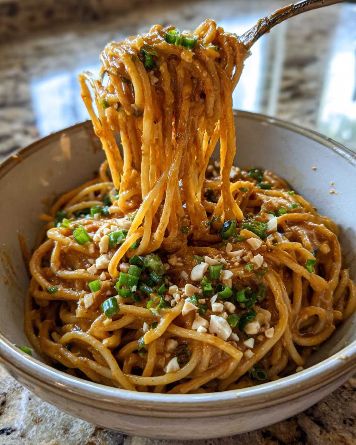 Spicy Thai Peanut Noodles - detail 4