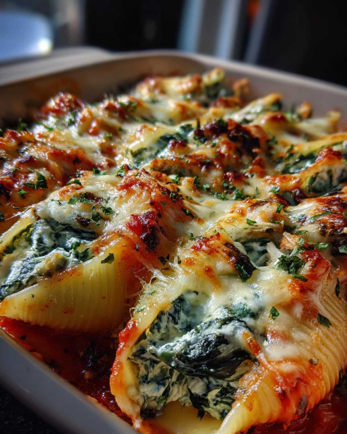 Spinach Ricotta Stuffed Shells - detail 3