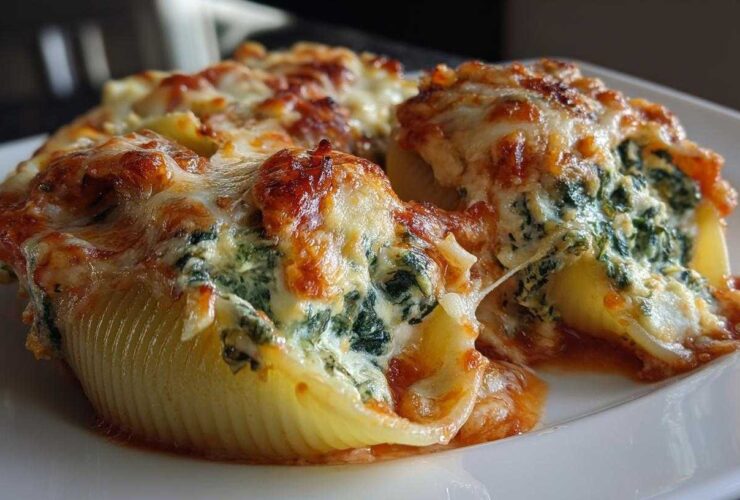 Spinach Ricotta Stuffed Shells
