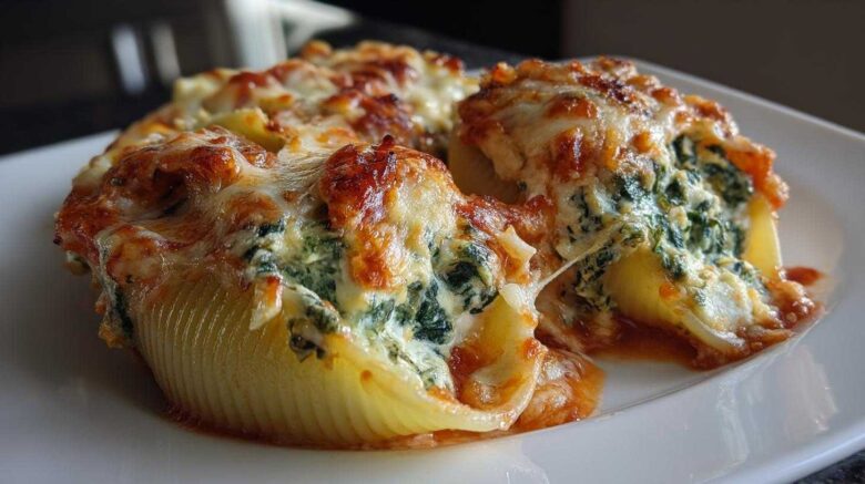 Spinach Ricotta Stuffed Shells