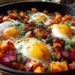 Sweet Potato Hash with Eggs