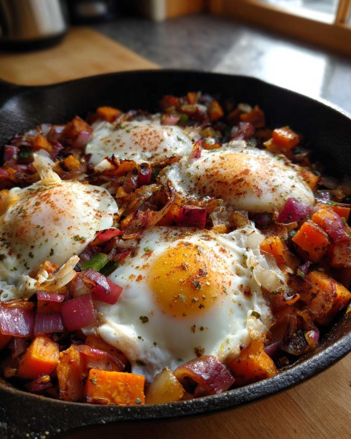 Sweet Potato Hash with Eggs - detail 4