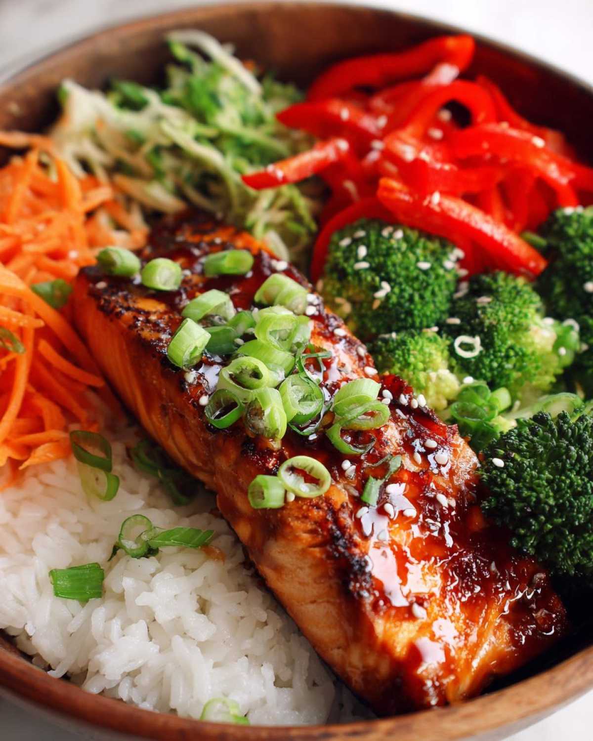 Teriyaki Salmon Bowls - detail 3