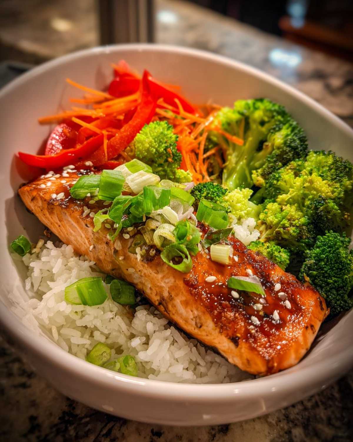 Teriyaki Salmon Bowls - detail 4