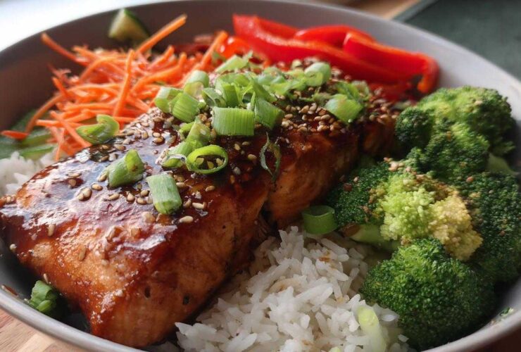 Teriyaki Salmon Bowls