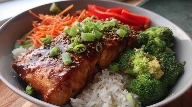 Teriyaki Salmon Bowls