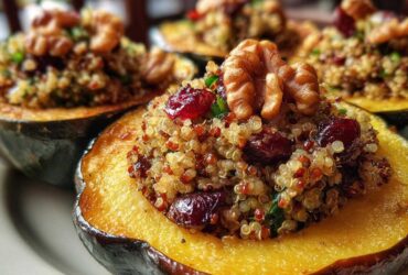 Vegetarian Stuffed Acorn Squash