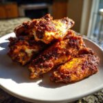 A pile of crispy, seasoned Air Fryer Lemon Pepper Wings resting on a white plate.